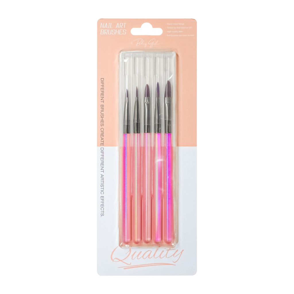 5-Piece Acrylic Brush Set